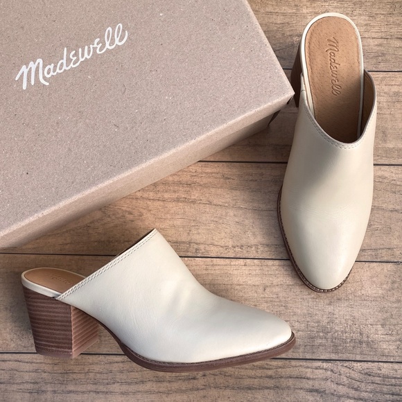 NEW Madewell The Harper Leather Mules - Picture 5 of 10